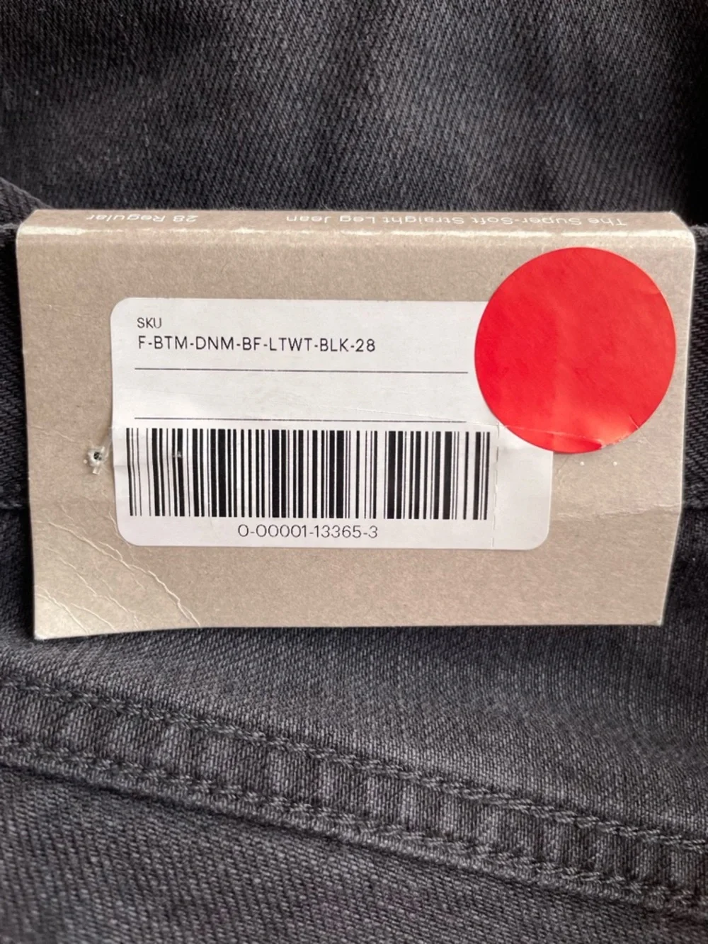 New Everlane Women Super Soft Straight Leg Jeans Black Size 28 - Picture 6 of 9